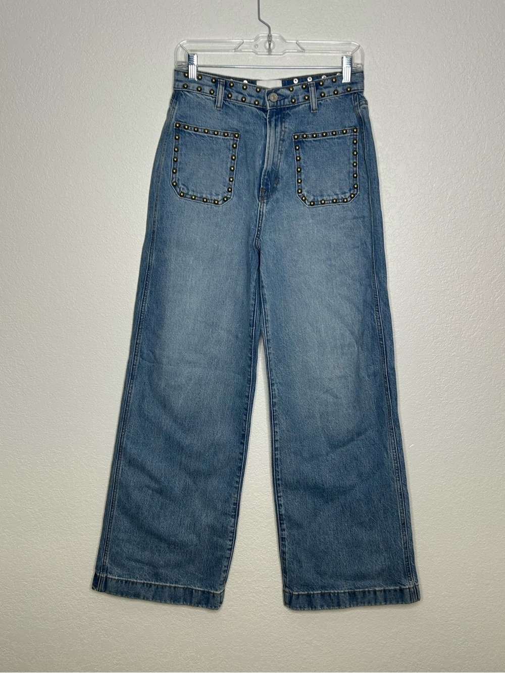 Reformation studded jeans